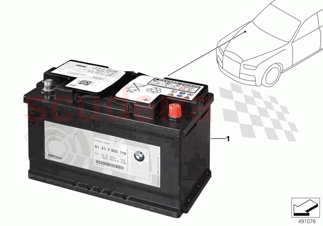 Additional battery of Rolls Royce Rolls Royce Ghost Extended RR22(2019-2023)