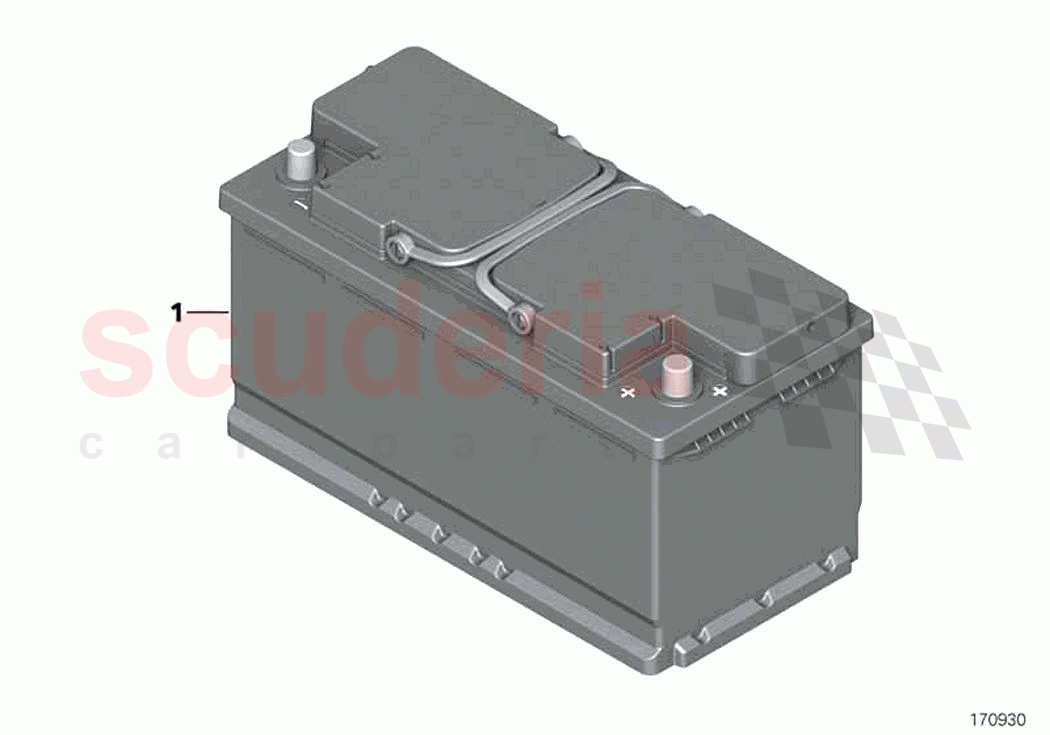 Original BMW battery of Rolls Royce Rolls Royce Ghost Extended RR22(2019-2023)