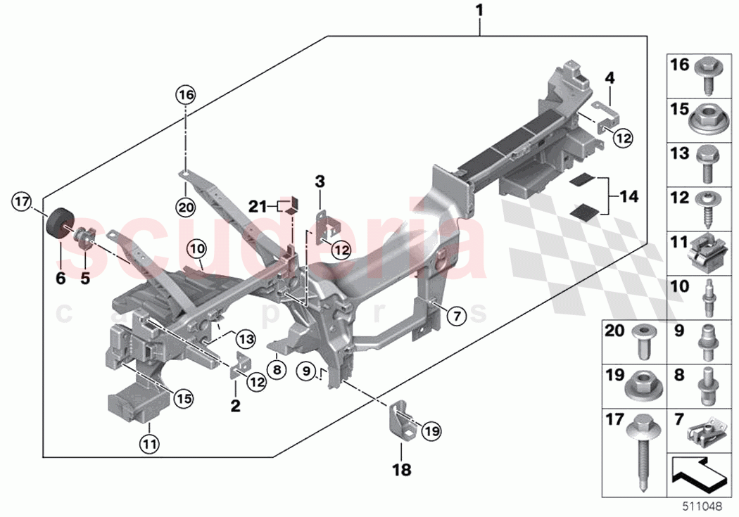 Carrier instrument panel of Rolls Royce Rolls Royce Ghost Extended RR22(2019-2023)
