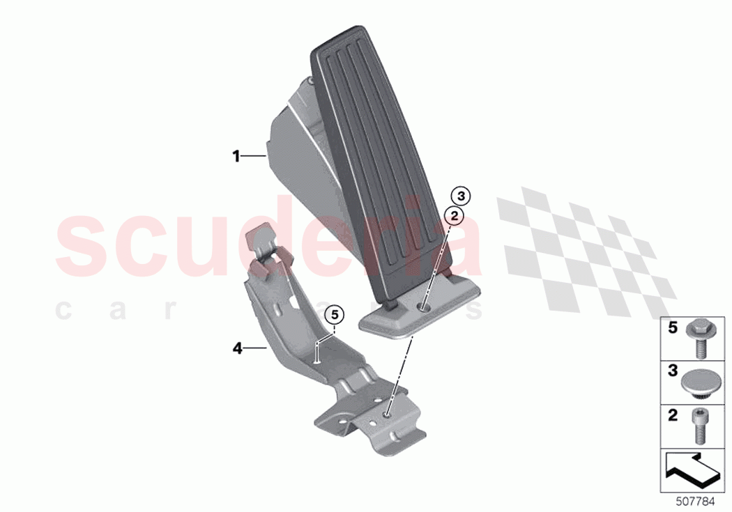 Acceleration accelerator pedal module of Rolls Royce Rolls Royce Ghost RR21(2019-2023)