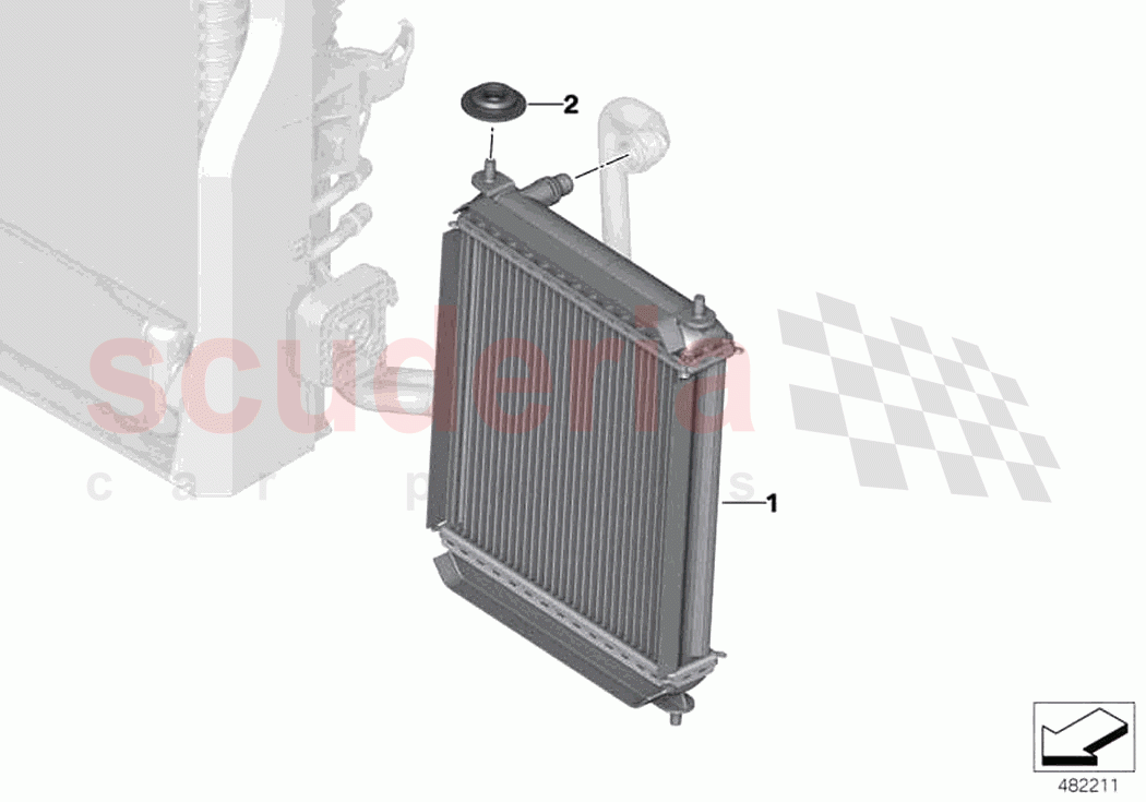 Additional cooler wheel arch of Rolls Royce Rolls Royce Ghost RR21(2019-2023)