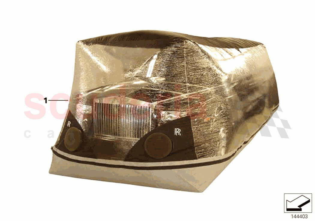 Car cover air flow storage system of Rolls Royce Rolls Royce Ghost RR21(2019-2023)