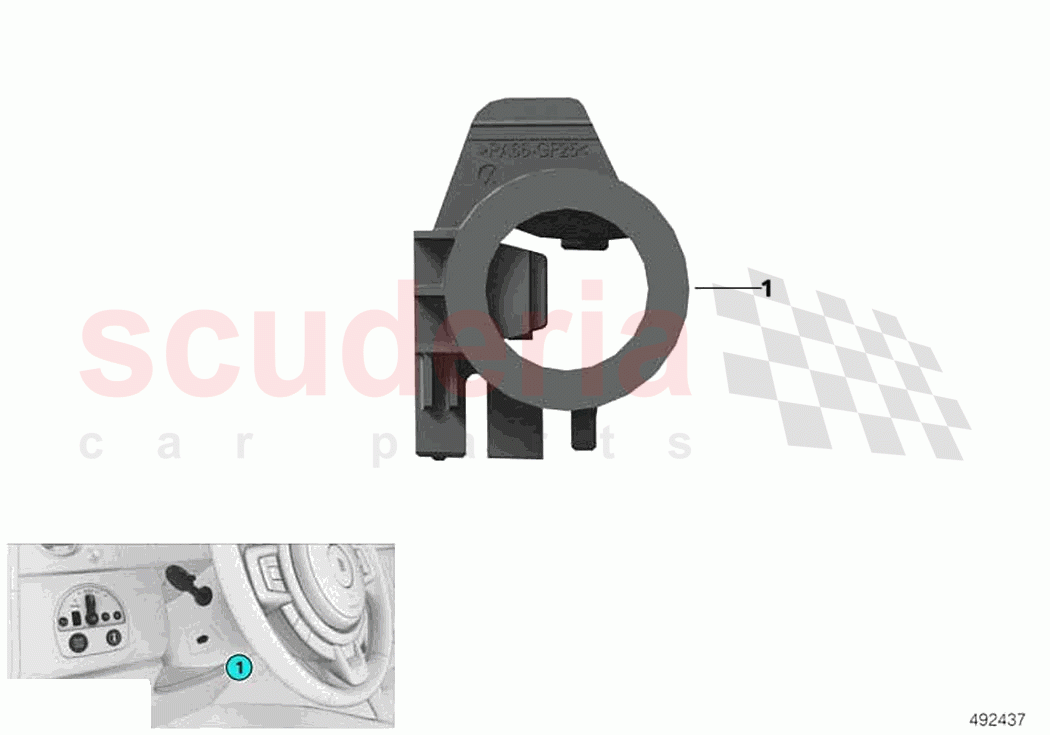 Emergency starting coil of Rolls Royce Rolls Royce Ghost RR21(2019-2023)