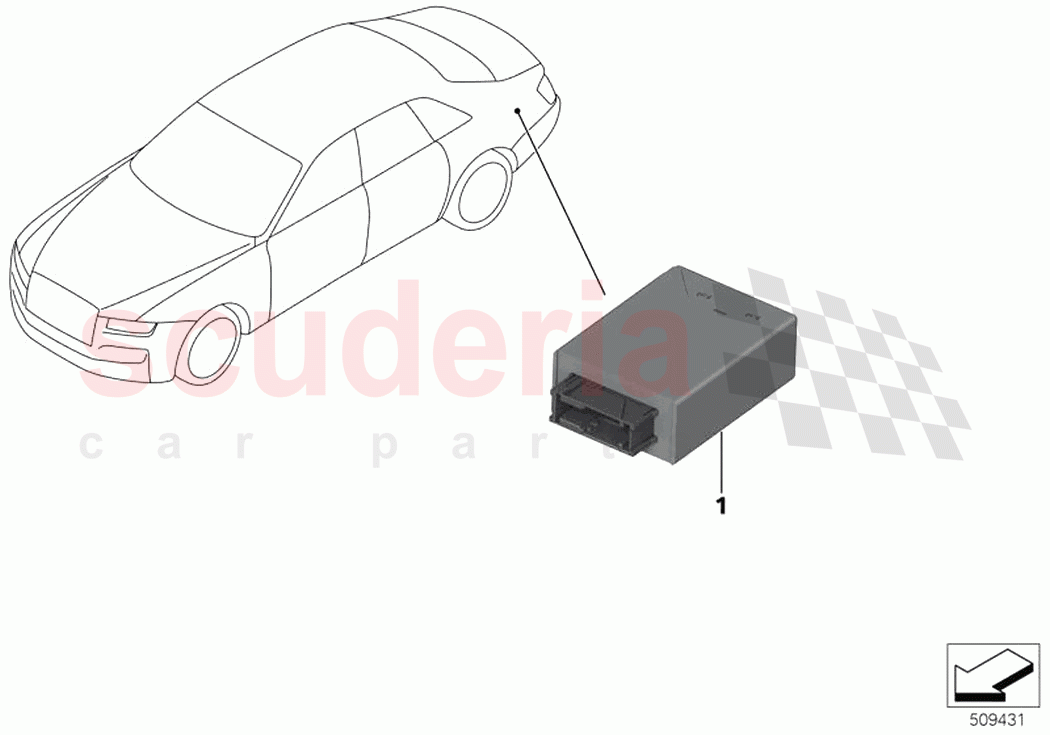 Light module Spirit of Ecstasy of Rolls Royce Rolls Royce Ghost RR21(2019-2023)