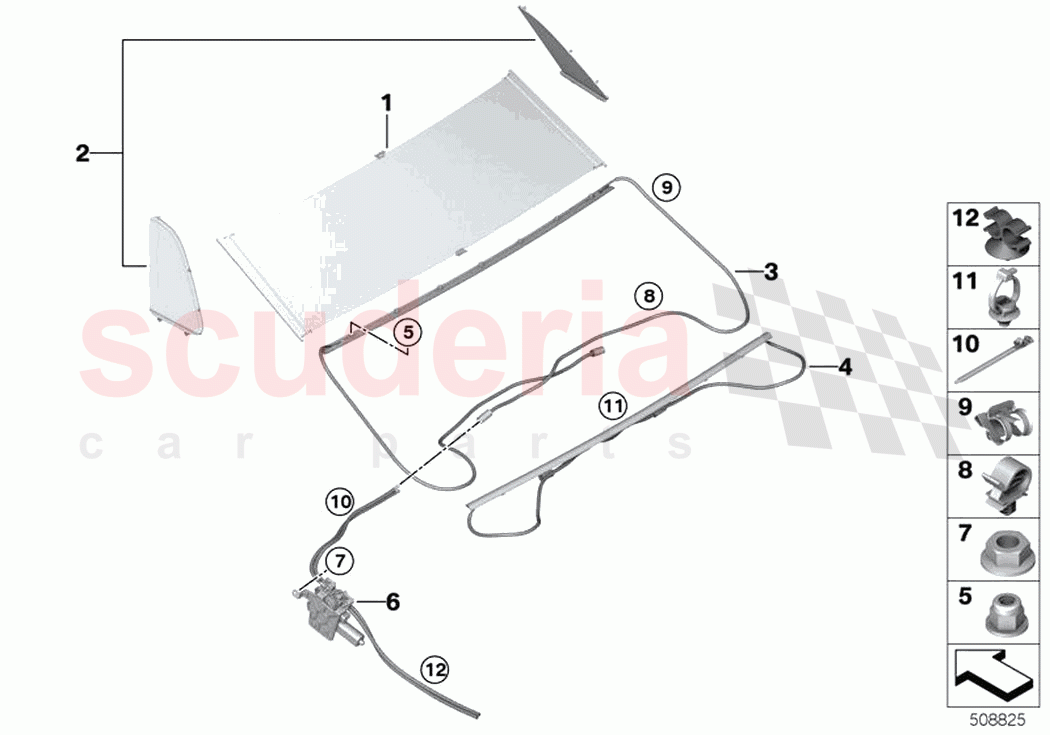 Roller sun screen of Rolls Royce Rolls Royce Ghost RR21(2019-2023)