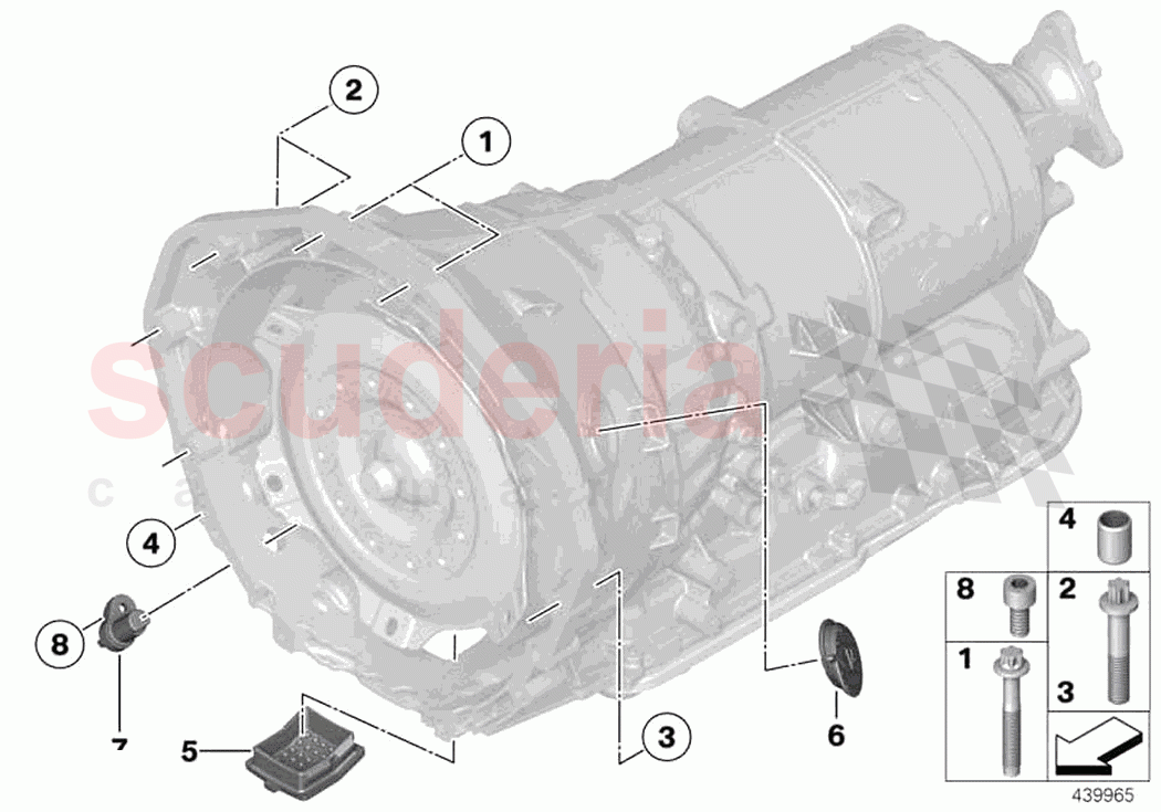 Transmission mounting parts of Rolls Royce Rolls Royce Ghost RR4(2017-2019)