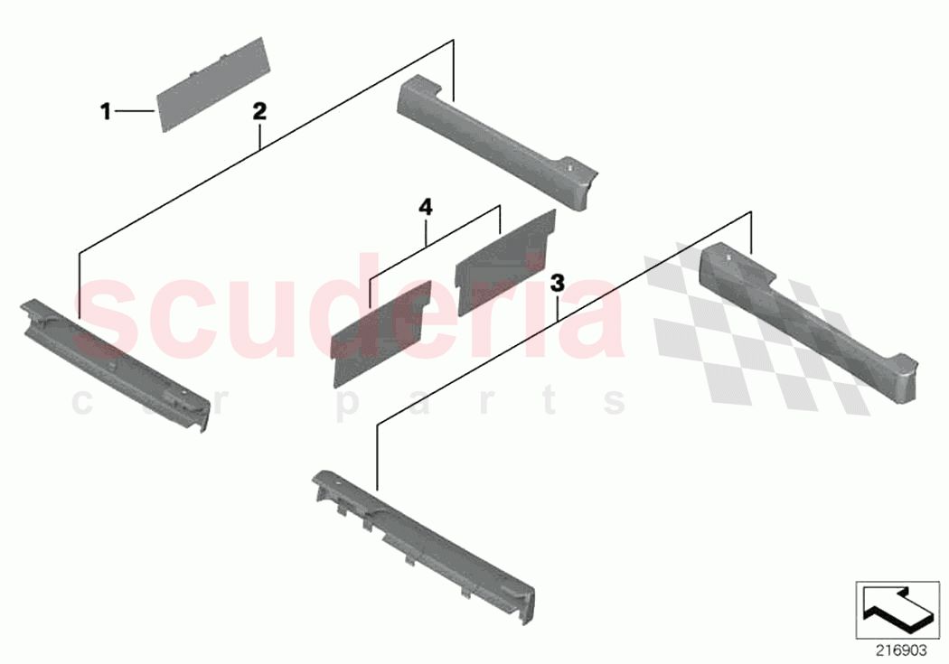 Logo inlays of Rolls Royce Rolls Royce Ghost RR4(2017-2019)
