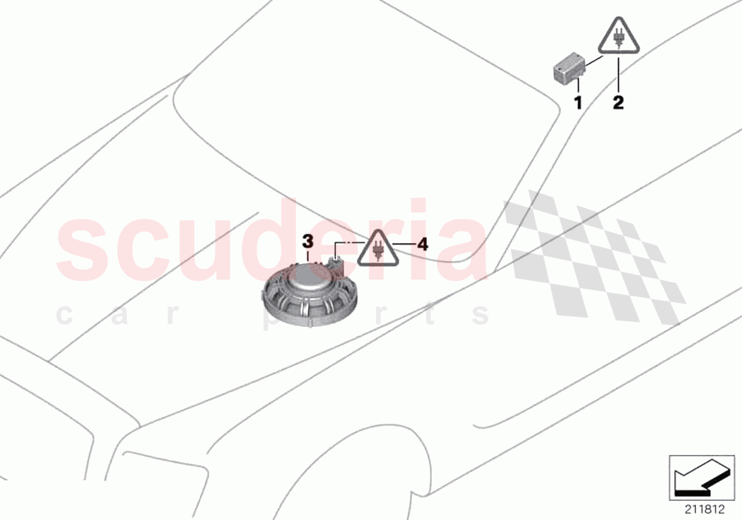 Single parts f hands free facility of Rolls Royce Rolls Royce Ghost RR4(2017-2019)