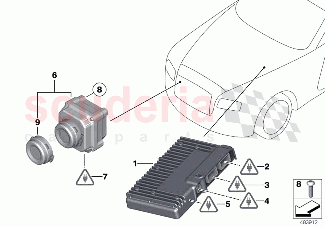 Night vision camera of Rolls Royce Rolls Royce Ghost RR4(2017-2019)
