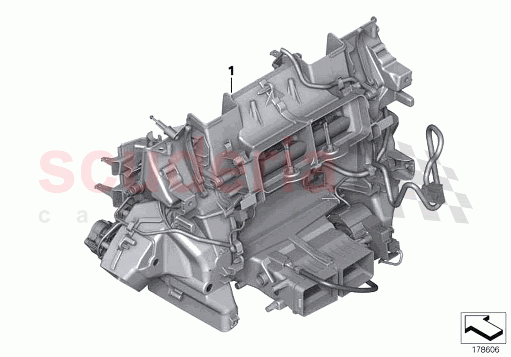 Distr housing air conditioner bottom of Rolls Royce Rolls Royce Ghost RR4(2017-2019)