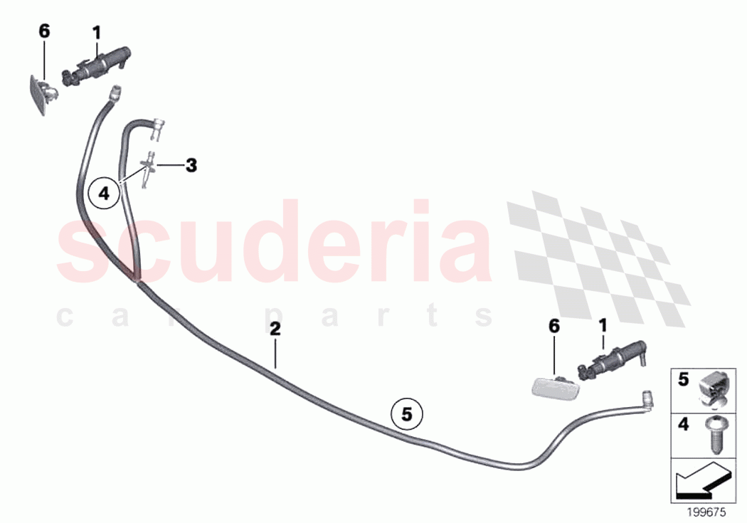 Headlight cleaning system of Rolls Royce Rolls Royce Ghost RR4(2017-2019)