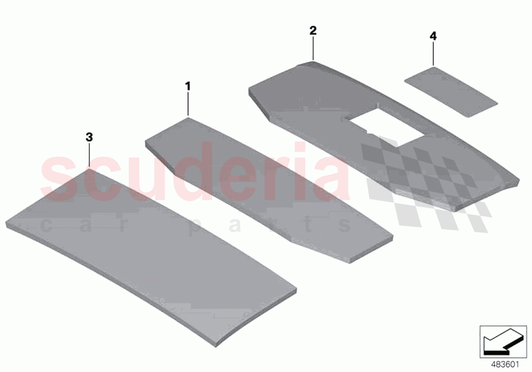 Sound insulation roof of Rolls Royce Rolls Royce Phantom Extended RR12(2017-2023)