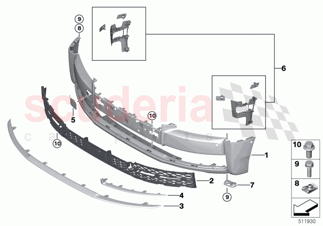 Trim panel front of Rolls Royce Rolls Royce Phantom Extended RR12(2017-2023)