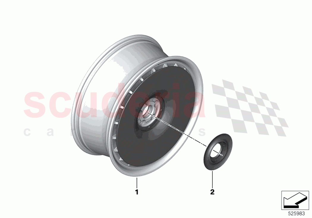 Light alloy wheel style 847 of Rolls Royce Rolls Royce Phantom RR11(2017-2023)