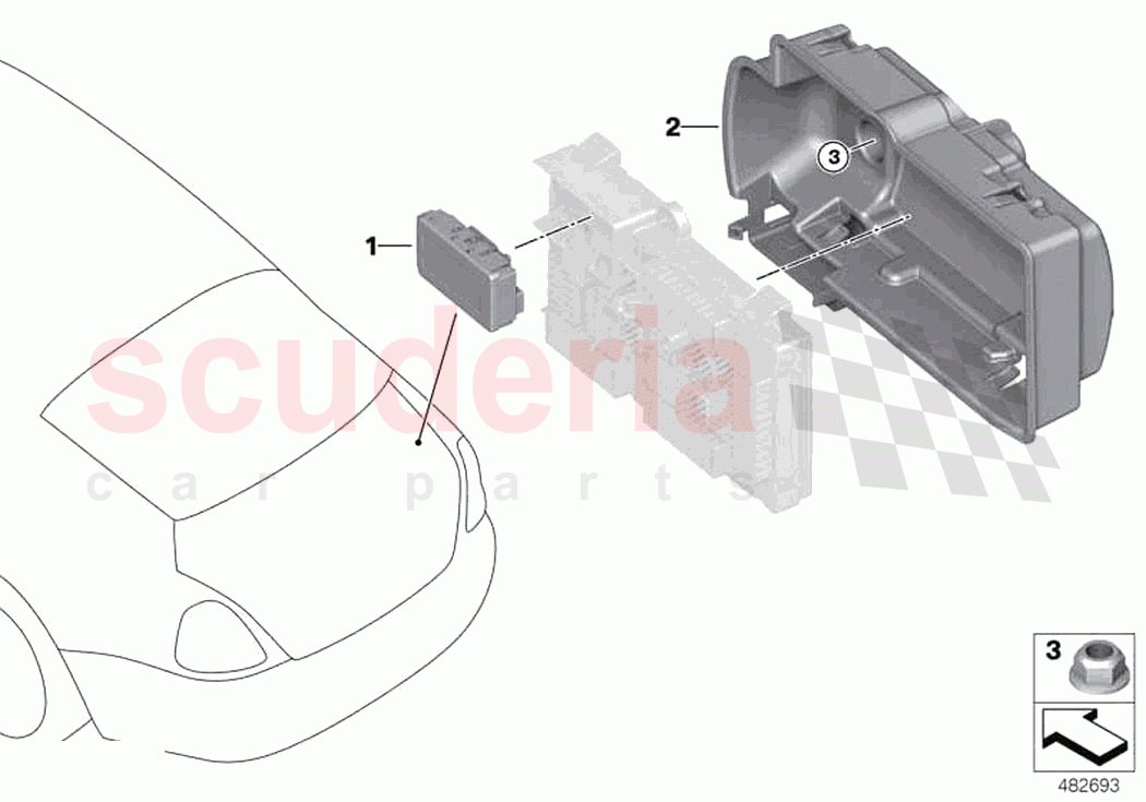 Power distribution box LIN module of Rolls Royce Rolls Royce Phantom RR11(2017-2023)