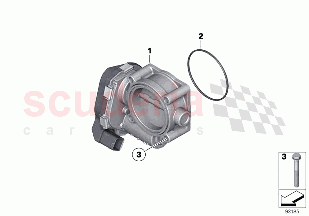 Throttle housing Assy of Rolls Royce Rolls Royce Wraith RR5(2017-2023)
