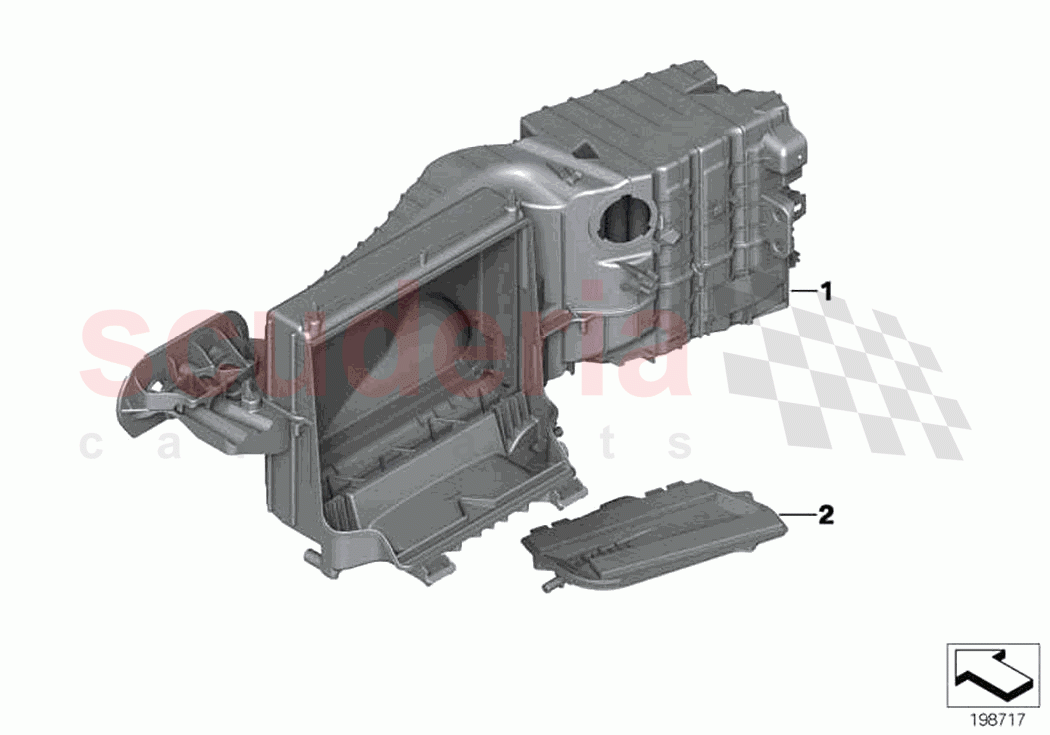 Filter housing of Rolls Royce Rolls Royce Wraith RR5(2017-2023)