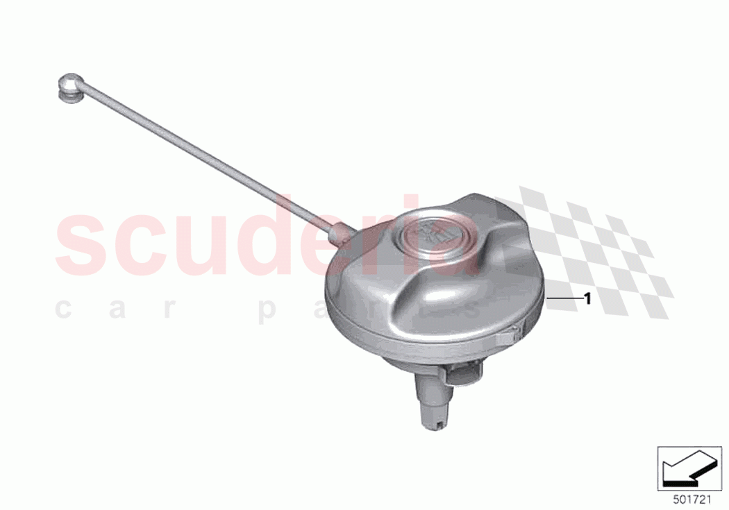 Metal Fuel Filler Cap Retrofit of Rolls Royce Rolls Royce Wraith RR5(2017-2023)