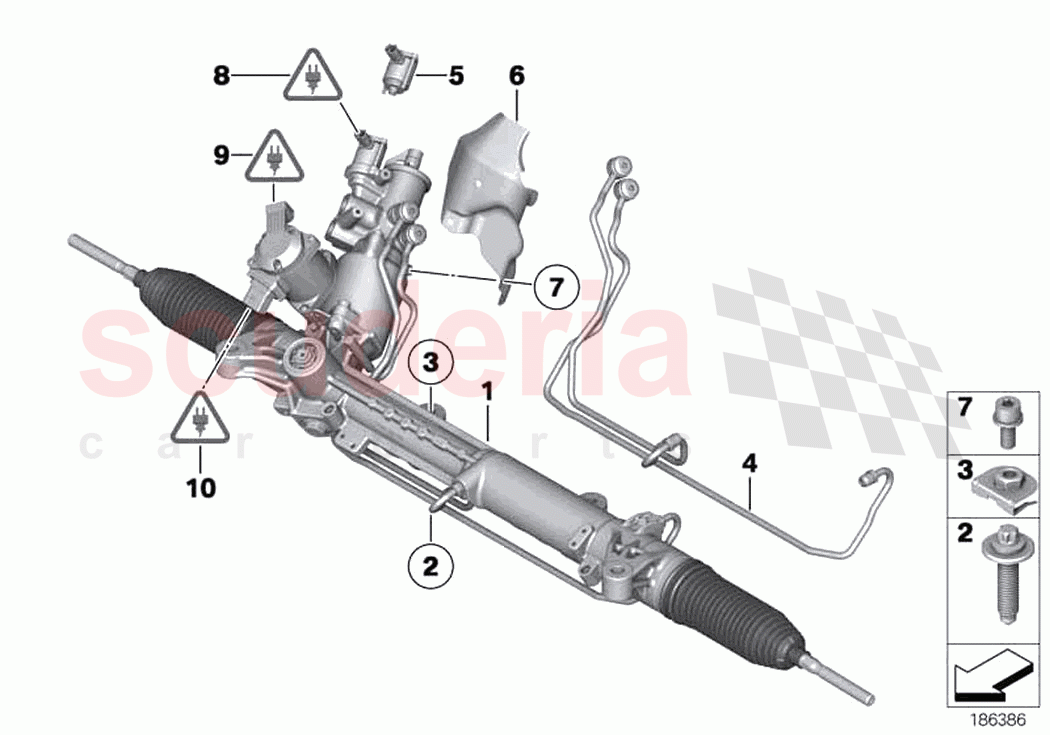 Hydro steering box of Rolls Royce Rolls Royce Wraith RR5(2017-2023)