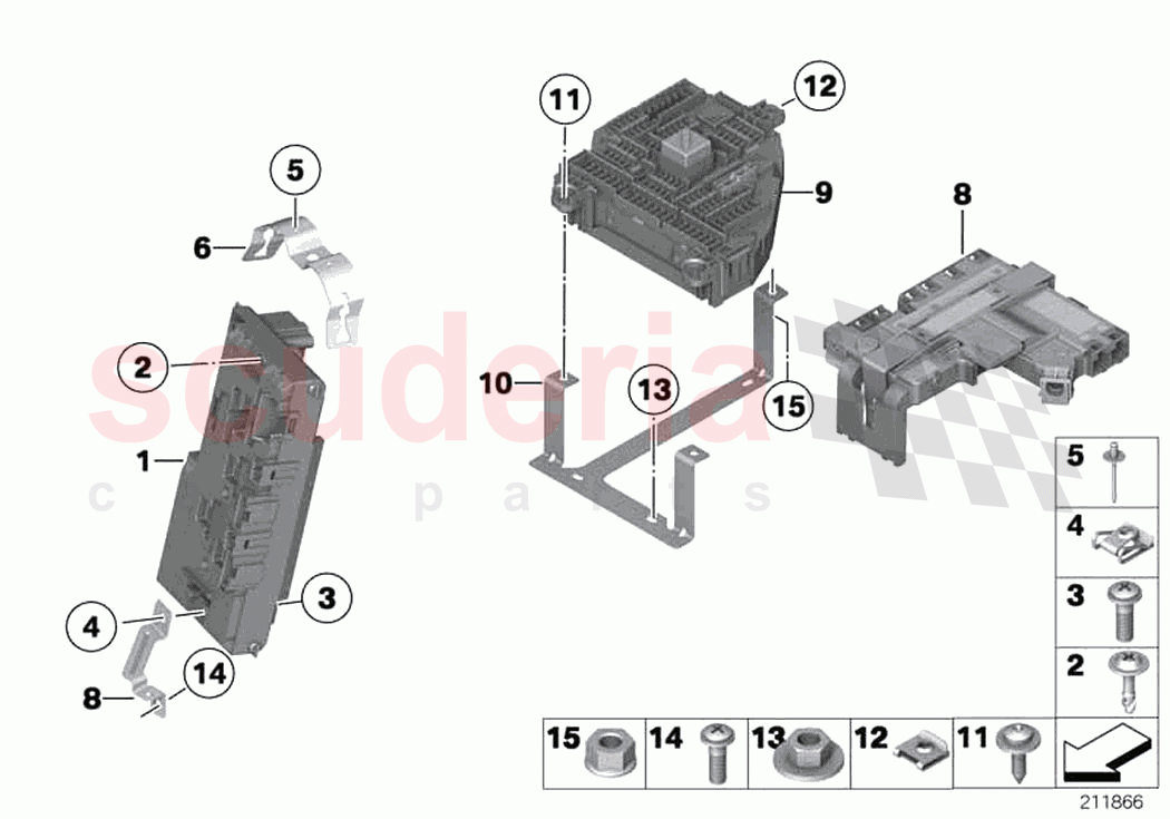 Power distribution box of Rolls Royce Rolls Royce Wraith RR5(2017-2023)