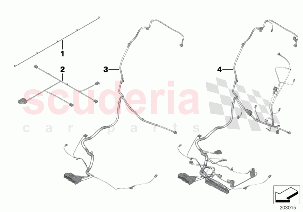 Wiring set seat of Rolls Royce Rolls Royce Wraith RR5(2017-2023)