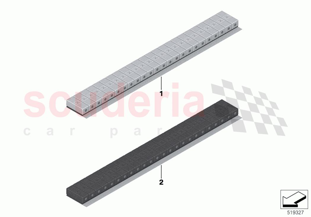 Balance weight of Rolls Royce Rolls Royce Wraith RR5(2017-2023)