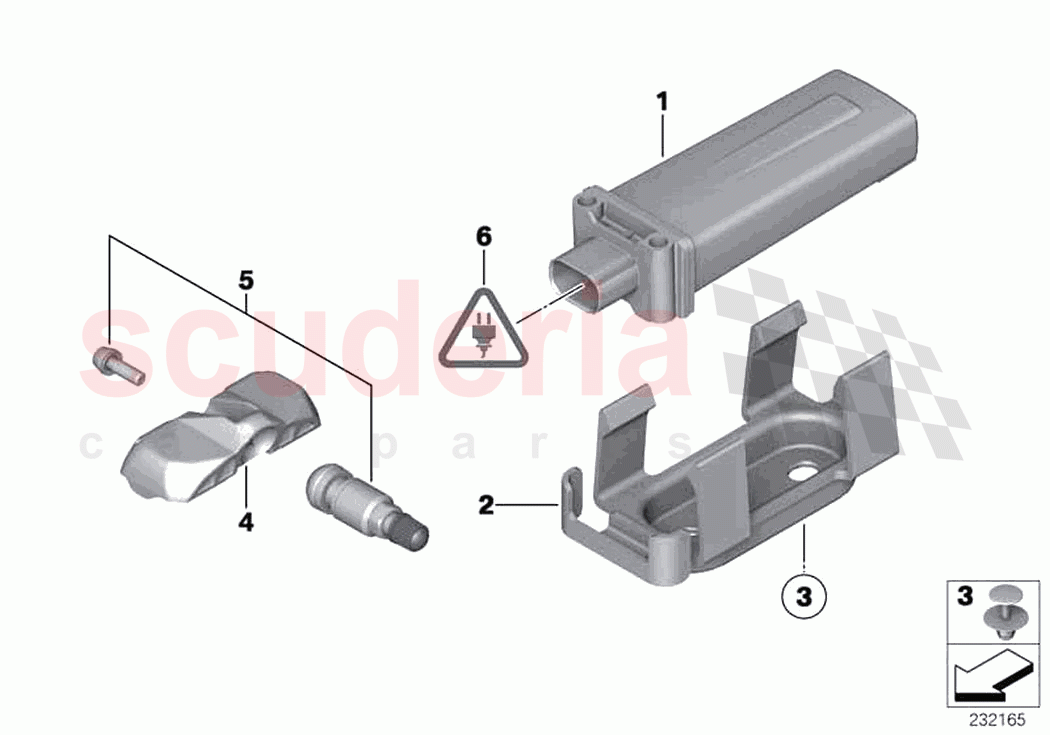 Tire pressure control RDC ctrl unit of Rolls Royce Rolls Royce Wraith RR5(2017-2023)