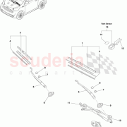 Packing, Front wiper Shaft for 
