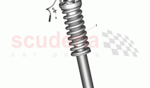 ENSEMBLE AMORTISSEUR ET RESSORT DE SUSPENSION AVANT
