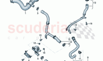 Coolant hoses and pipes Cooling system for gear oil