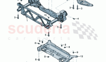 Support frame front axle