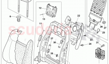 DOSSIER DE SIÈGE ET APPUIE-TÊTE, F 3W-7-039 961>> 3W-7-044 920