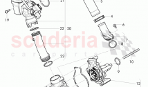 POMPE À EAU, THERMOVALVE, ADAPTATEUR DE LIQUIDE DE REFROIDISSEMENT, D - MJ 2015>>