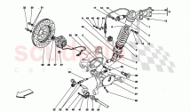 SUSPENSION AVANT - AMORTISSEUR ET DISQUE DE FREIN