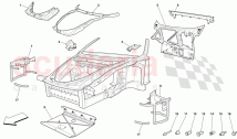 CHÂSSIS - STRUCTURES ET PLAQUES COMPLÈTES DE LA PARTIE AVANT