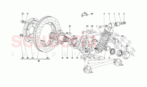 SUSPENSION AVANT - AMORTISSEUR ET DISQUE DE FREIN