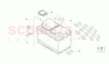 BATTERIE - SUPPORT DE BATTERIE