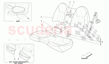 SIÈGES ARRIÈRE : PANNEAUX DE GARNITURE (COMPREND CEINTURES DE SÉCURITÉ)