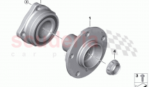 Side shaft wheel bearings