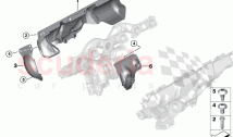 Exhaust turbocharger heat protection