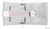 Light module starlight headliner