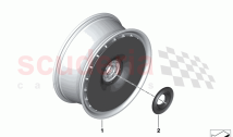 Light alloy wheel style 847