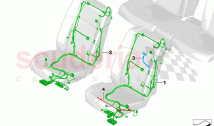 Wiring harness seat front