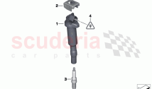 Ignition coil spark plug