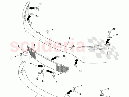 Photo of CVR ASSEMBLY FRONT BUMPER AD23 17D957…