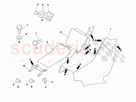 Photo of PANNEAU ASSY CONSOLE ARRI RE B O…