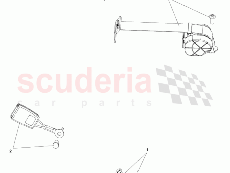 Photo of ENSEMBLE CEINTURE DE S CURIT ARRI RE ANTHRACITE…