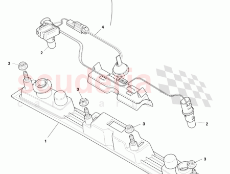 Photo of ENSEMBLE LAMPE DE PLAQUE D IMMATRICULATION ET INTERRUPTEUR…