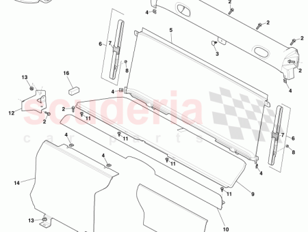 Photo of PANNEAU D HABILLAGE CLOISON CENTRALE ARRI RE UNI…