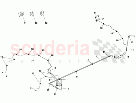 Photo of CLIP CONDUITE DE FREIN DOUBLE 4G43 ANR5999…